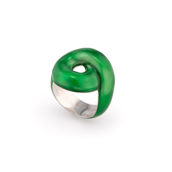 bea bongiasca TARALLO RING IN FOREST GREEN