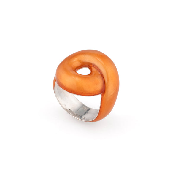 Bea Bongiasca TARALLO RING IN SAVANNA ORANGE