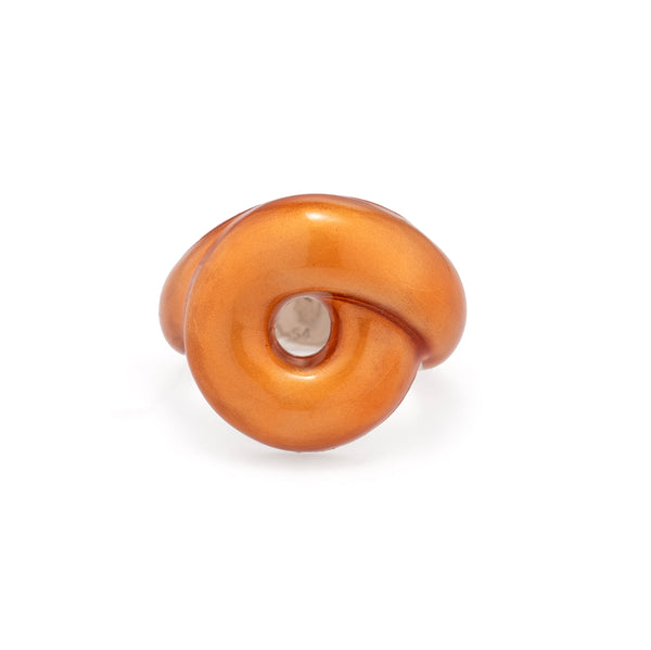 bea bongiasca TARALLO RING IN SAVANNA ORANGE