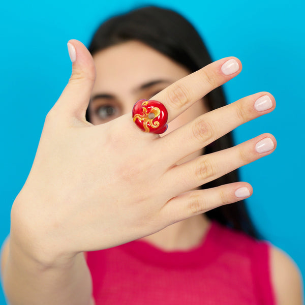 Bea Bongiasca TARALLO RING OCTOPUS