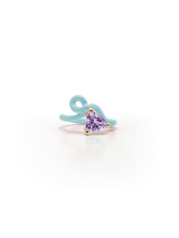 bea bongiasca TRILLION VINE RING ~ IN BLUE IRIS