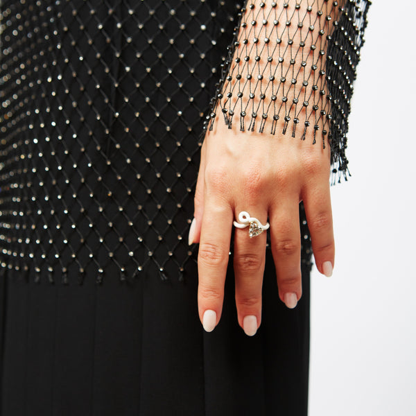 Bea Bongiasca TRILLION VINE RING ~ IN WHITE