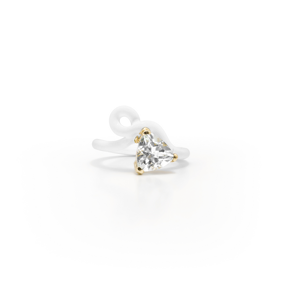 bea bongiasca TRILLION VINE RING ~ IN WHITE