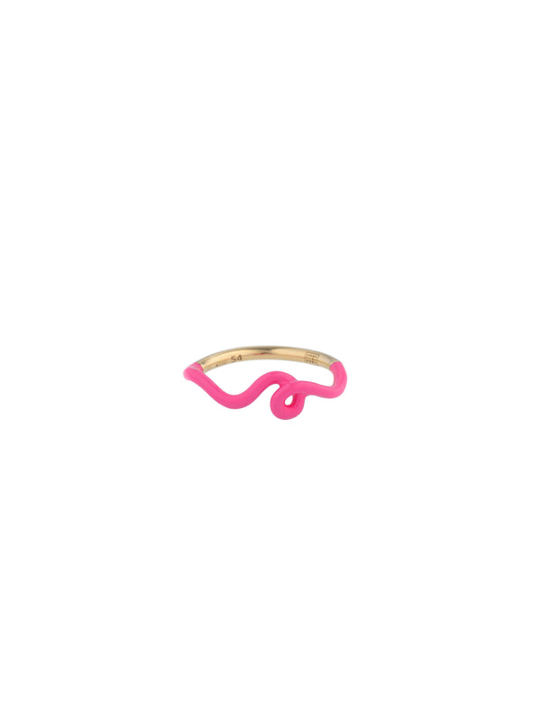 Bea Bongiasca WAVE STACKING RING ~ IN AZALEA
