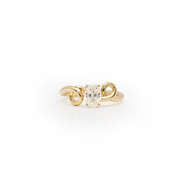 bea bongiasca ONE OF A KIND OVAL-SHAPED DIAMOND RING