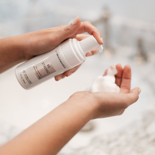 Beachwaver Co. Be Strong Pre-Shampoo Reparative Foam