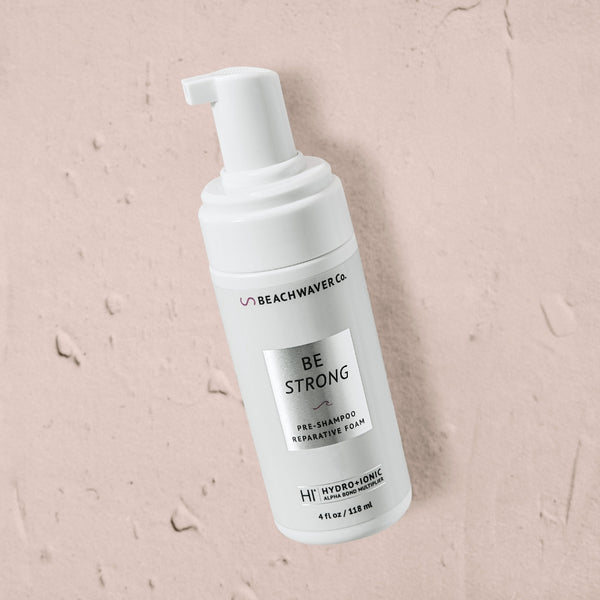 beachwaver co. Be Strong Pre-Shampoo Reparative Foam