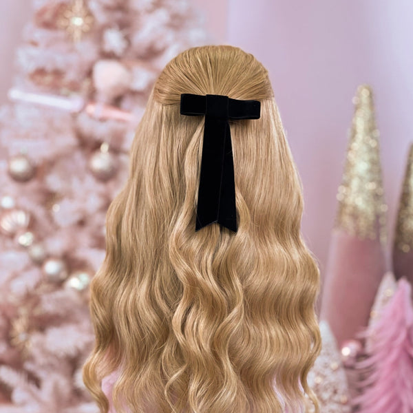 Beachwaver Co. Small Velvet Bow - Black