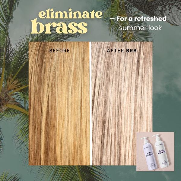 Beachwaver Co. BRB Blonde Purple Shampoo & Conditioner