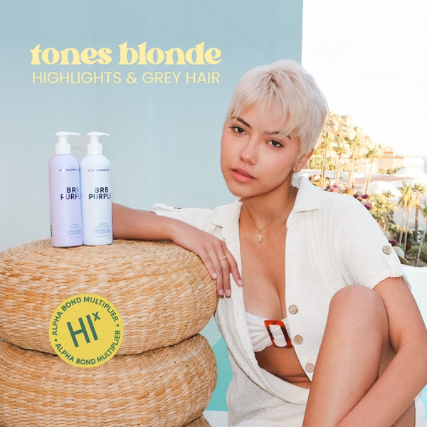 Beachwaver Co. BRB Blonde Purple Shampoo & Conditioner