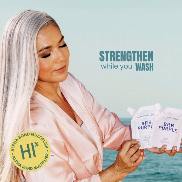Beachwaver Co. BRB Blonde Purple Shampoo & Conditioner