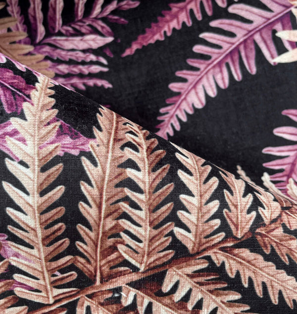 beau monde Avalana Bridgewater Fern Autumn Recycled Velvet Fabric