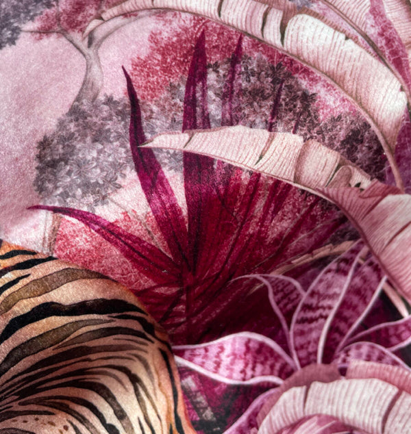 beau monde Avalana Caspian Mulberry Shimmer Velvet Fabric