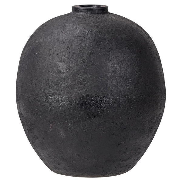 beau monde Beau&Co Black Fibrestone Decorative Vase