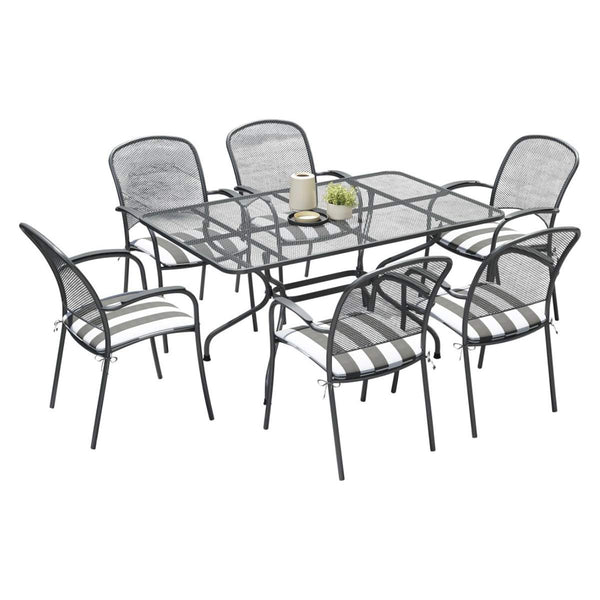 beau monde Beau&Co Carlo Rectangular 6 Seater Dining Set