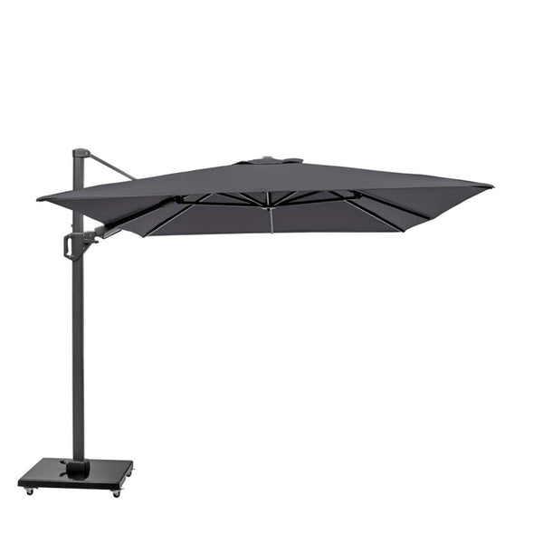 Beau Monde Beau&Co Challenger T2 3.5 X 2.6m Rectangular Anthracite Free Arm Parasol