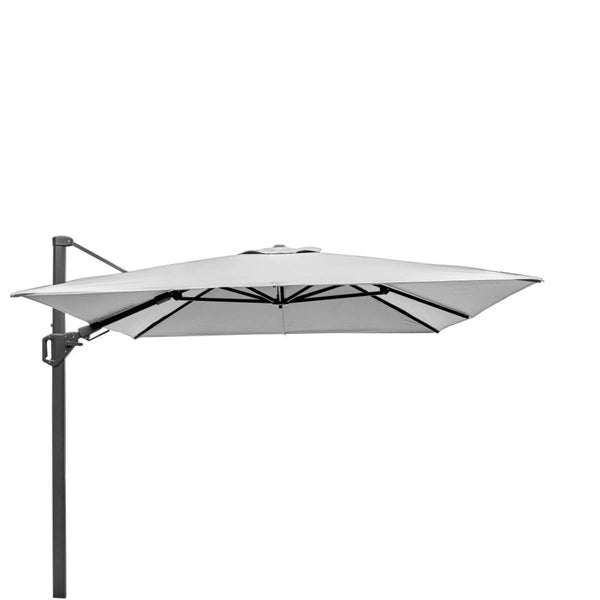 Beau Monde Beau&Co Challenger T2 3.5 X 2.6m Rectangular Luna Grey Free Arm Parasol