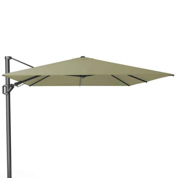 beau monde Beau&Co Challenger T2 3.5 x 2.6m Rectangular Premium Lush Green Free Arm Parasol
