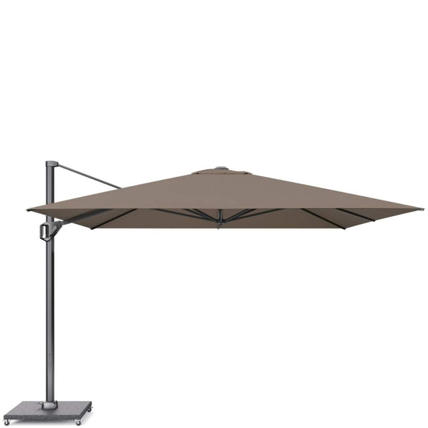 beau monde Beau&Co Challenger Telescopic T1 3.5m Square Havana Taupe Parasol