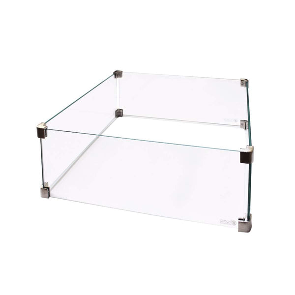 beau monde Beau&Co Cosiglass Set Square Fire Pit Large