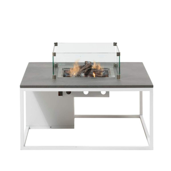 beau monde Beau&Co Cosiloft 100 White and Grey Fire Pit Table