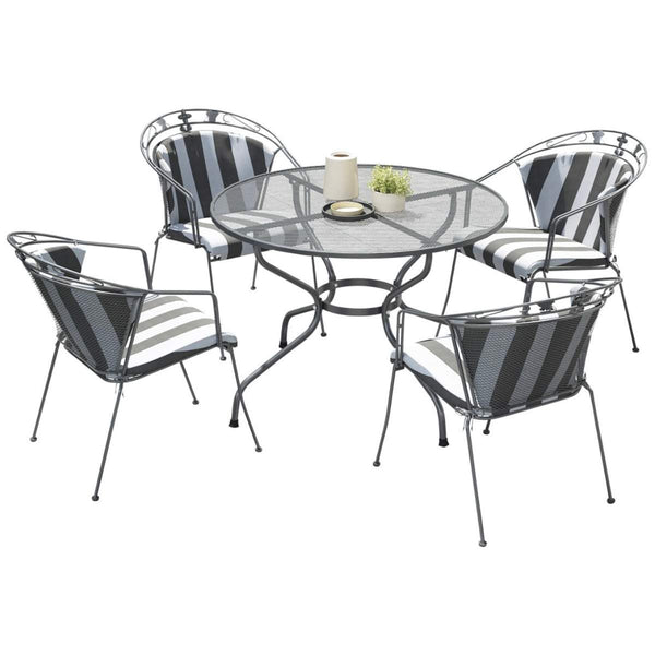 Beau Monde Beau&Co Elegance Round 4 Seater Dining Set