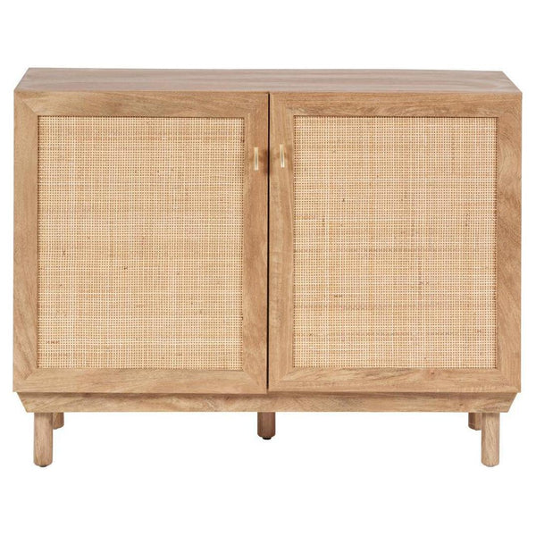 Beau Monde Beau&Co Emil Natural Rattan 2 Door Cabinet