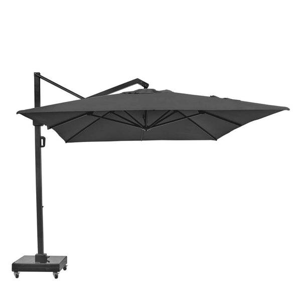 beau monde Beau&Co Icon Premium T1 4mx3m Rectangular Faded Black Parasol