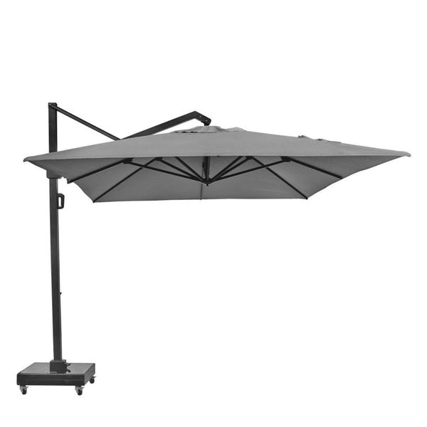 beau monde Beau&Co Icon Premium T1 4mx3m Rectangular Manhattan Grey Parasol