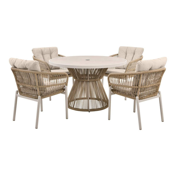 beau monde Beau&Co Martic Outdoor 4 Seater Dining Set