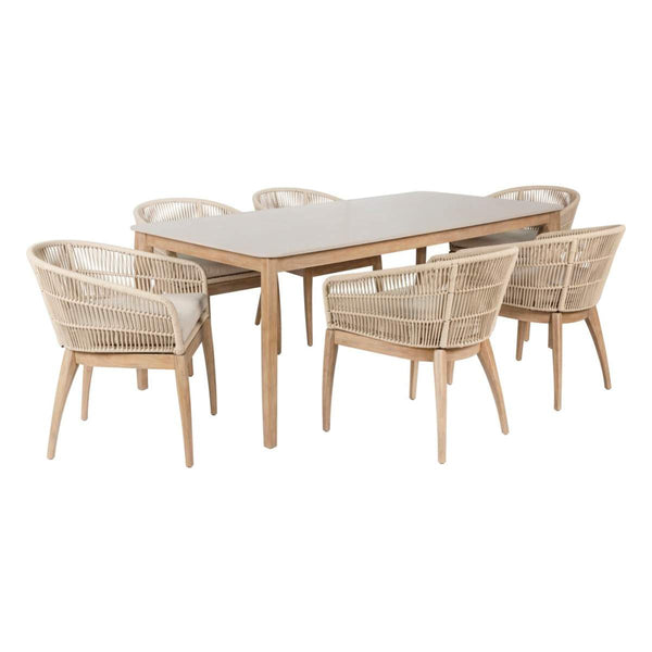 beau monde Beau&Co Moeven Outdoor 6 Seater Dining Set