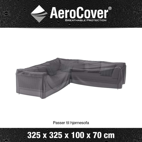 beau monde Beau&Co Outdoor Seating Set Aerocover L-Shape 325 x 325 x 100 x 70