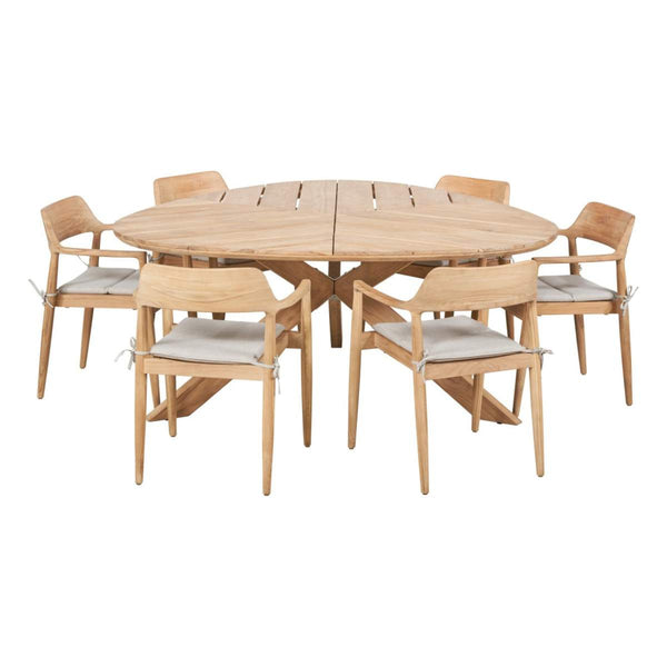 beau monde Beau&Co Reuleaux / Salita Outdoor 6 Seater Dining Set