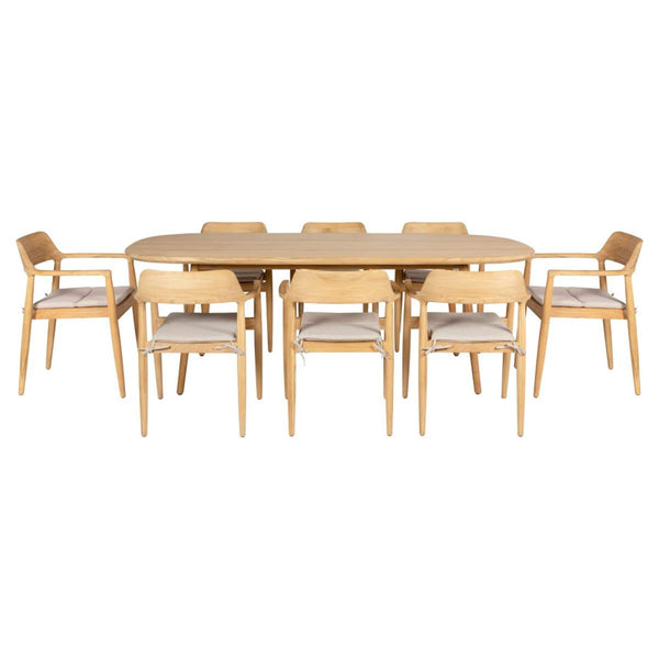 beau monde Beau&Co Salita Outdoor 8 Seater Dining Set