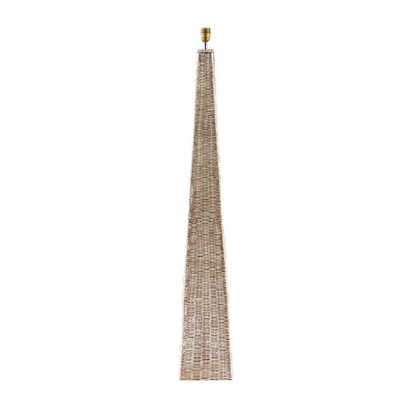 Beau Monde Beau&Co Seacomb Rattan Pyramid Floor Lamp Base