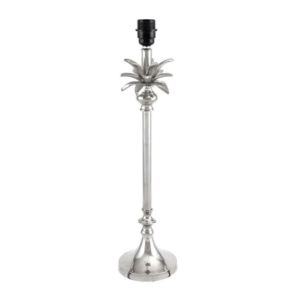 beau monde Beau&Co Sigurd Nickel Metal Palm Tree Table Lamp Base