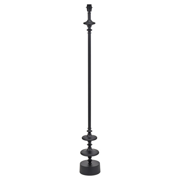 Beau Monde Beau&Co Vidar Matt Black Candlestick Floor Lamp Base