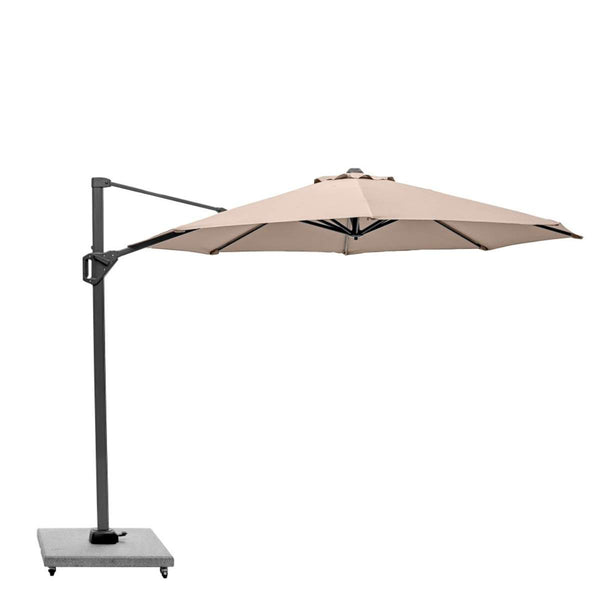 Beau Monde Beau&Co Voyager T1 3m Round Taupe Free Arm Parasol