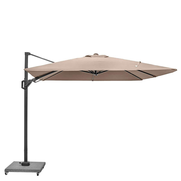beau monde Beau&Co Voyager T2 2.7m Square Taupe Free Arm Parasol