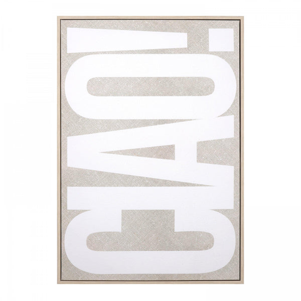 Beau Monde Art Marketing ‘Ciao’ Wall Art - 80 X 55 Cm