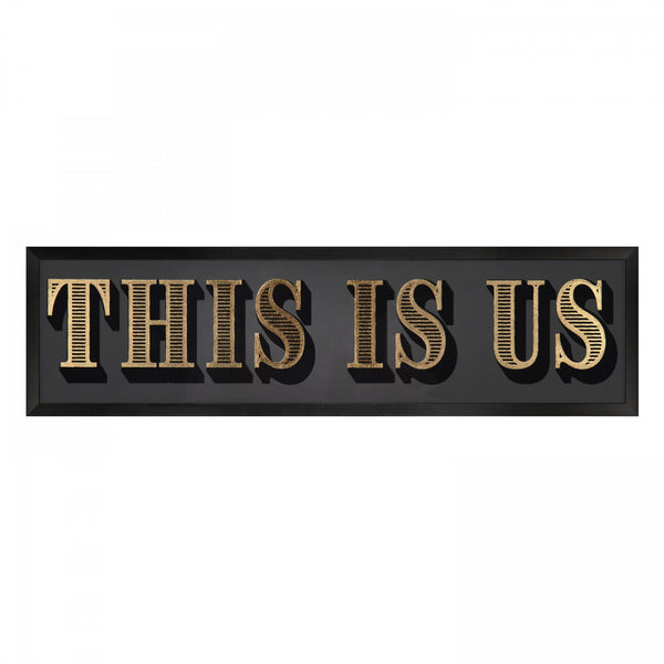 beau monde Art Marketing 'This Is Us' Framed Art