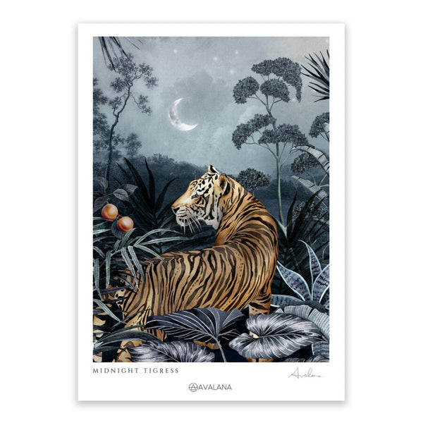 Beau Monde Avalana Caspian Midnight Art Print