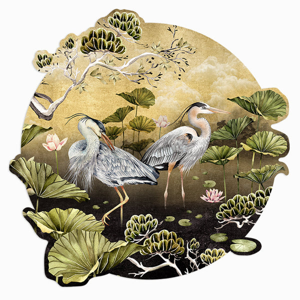 beau monde Avalana Golden Orient Wall Decal