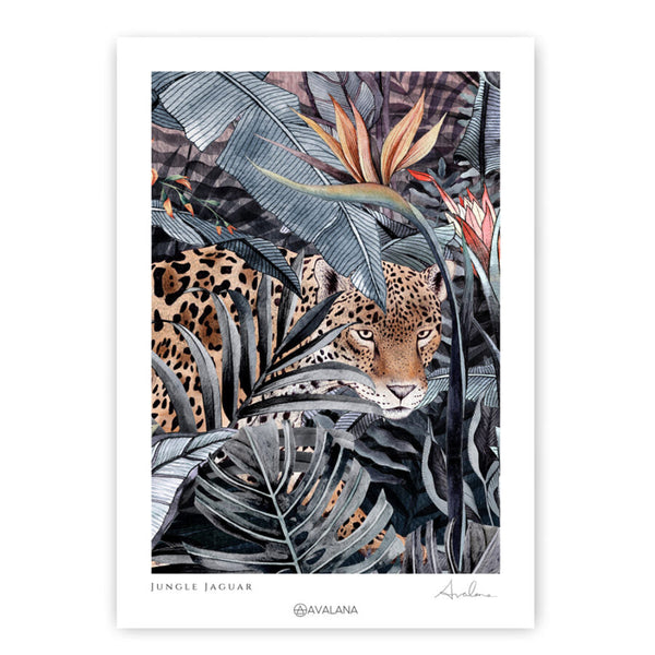 beau monde Avalana Jungle Jaguar Art Print