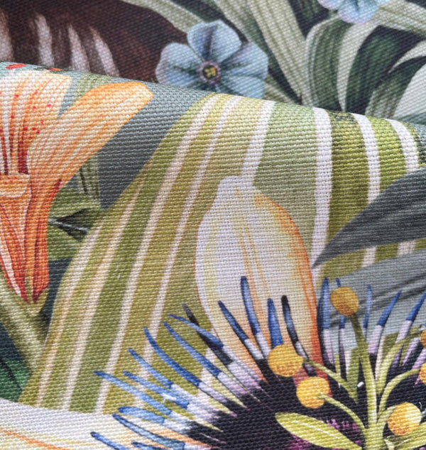 beau monde Avalana Madagascar Oyster Linen Fabric