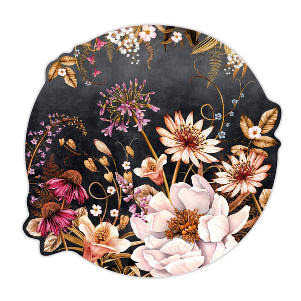 beau monde Avalana Noir Blooms Wall Decal