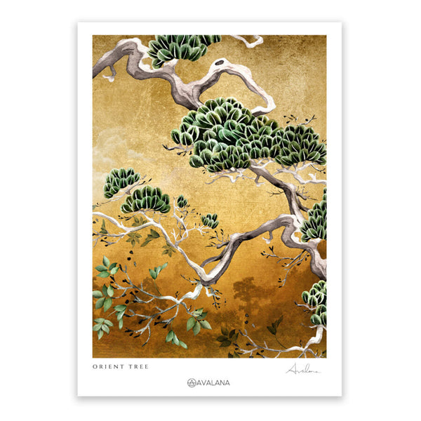 beau monde Avalana Orient Tree Art Print