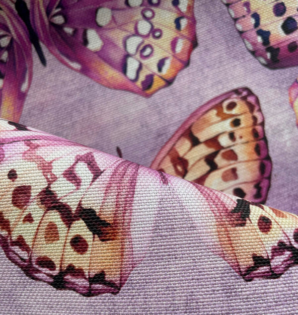 Beau Monde Avalana Papilio Oyster Linen Fabric