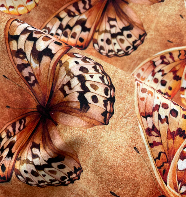 beau monde Avalana Papilio Shimmer Velvet Fabric