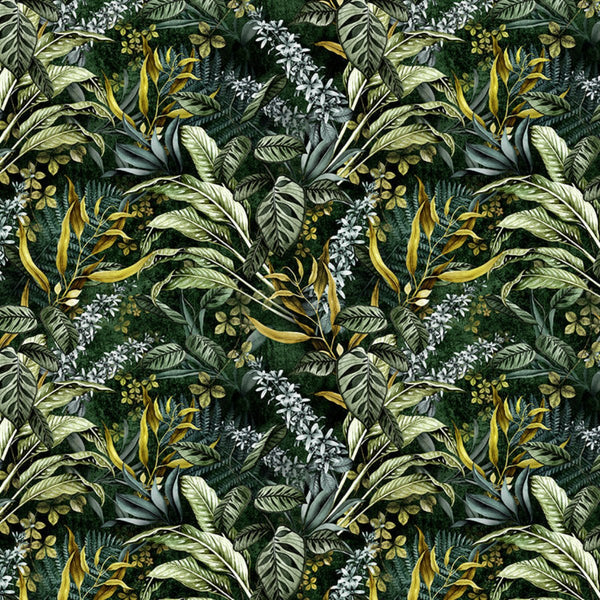 beau monde Avalana Sariska Jungle Wallpaper - Olive